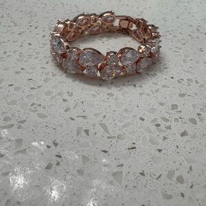 Rose Gold Jeweled Bracelet